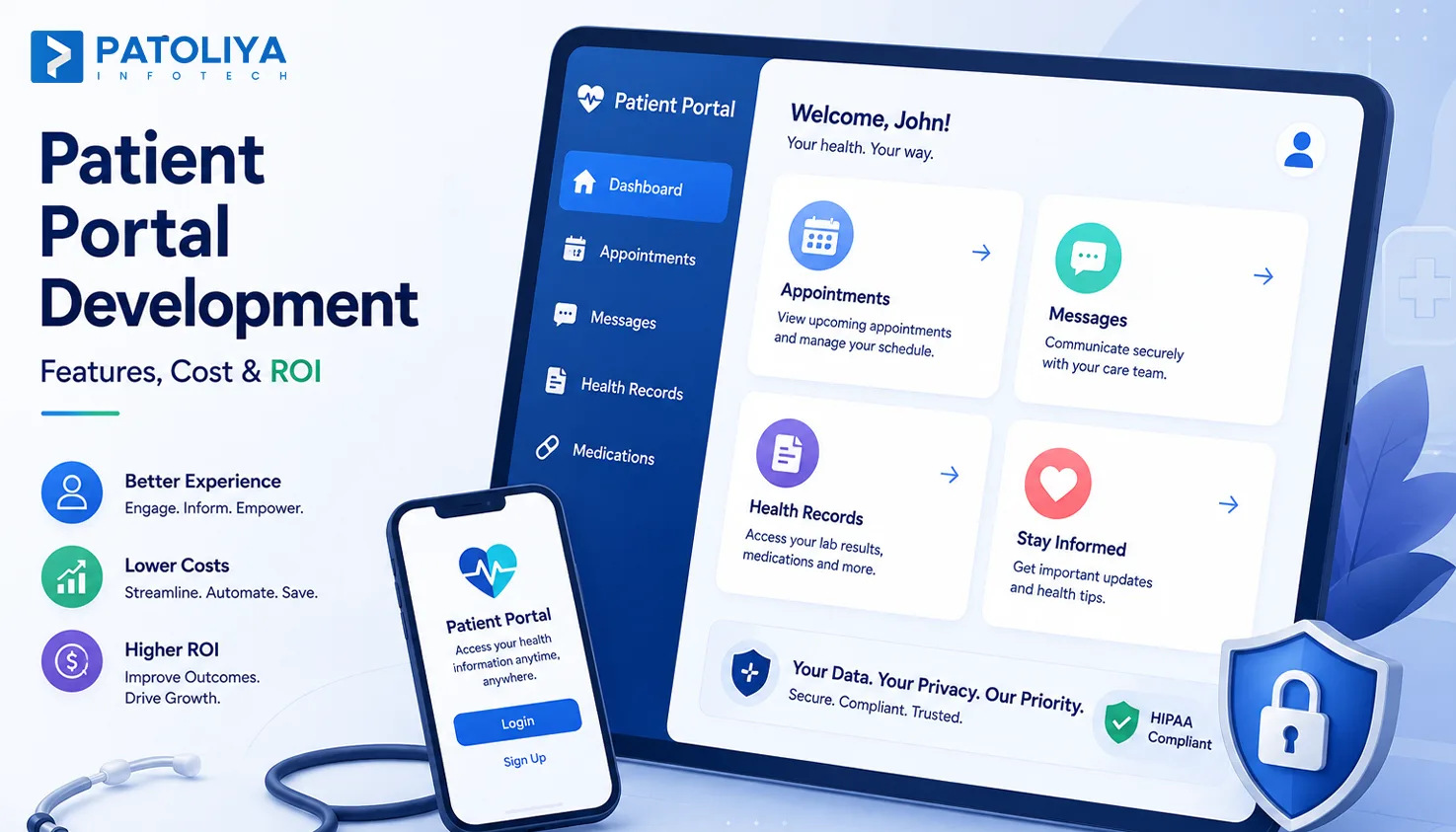 Patient Portal Development: Build vs Buy, Must-Have Features, and Total Cost in 2026