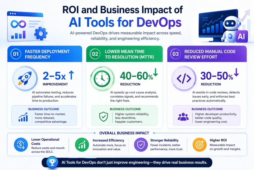 ROI and Business Impact of AI Tools for DevOps