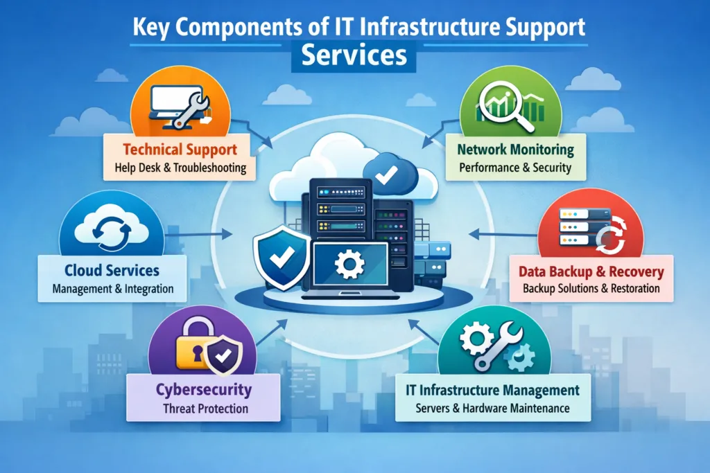 Key Components of IT Infrastructure Support Services