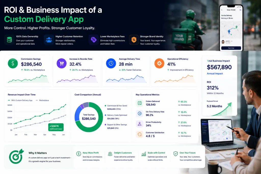 ROI and Business Impact of a Custom Delivery App