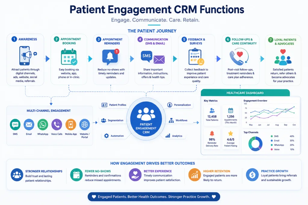 Patient Engagement CRM Functions