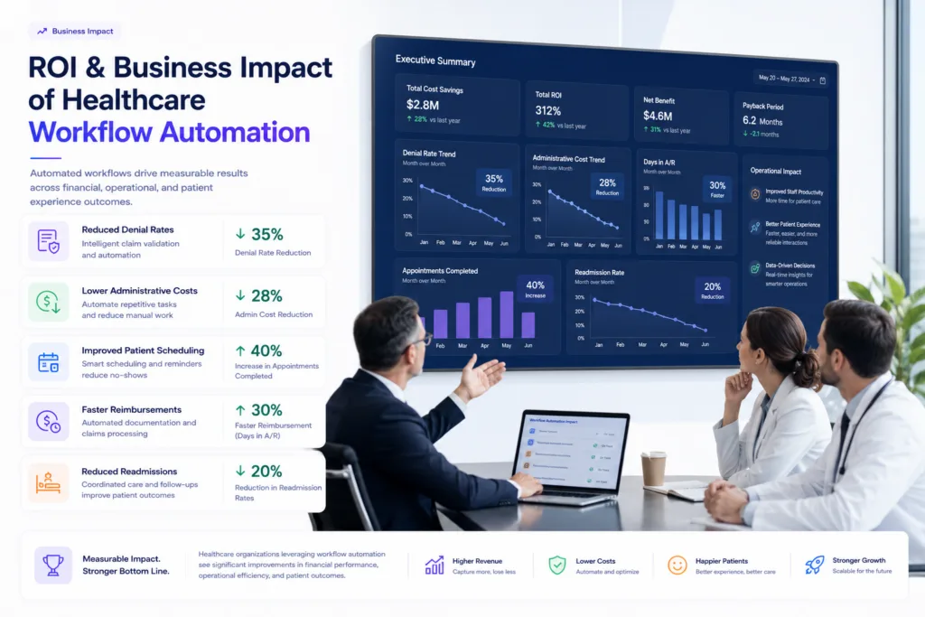 ROI and Business Impact of Healthcare Workflow Automation
