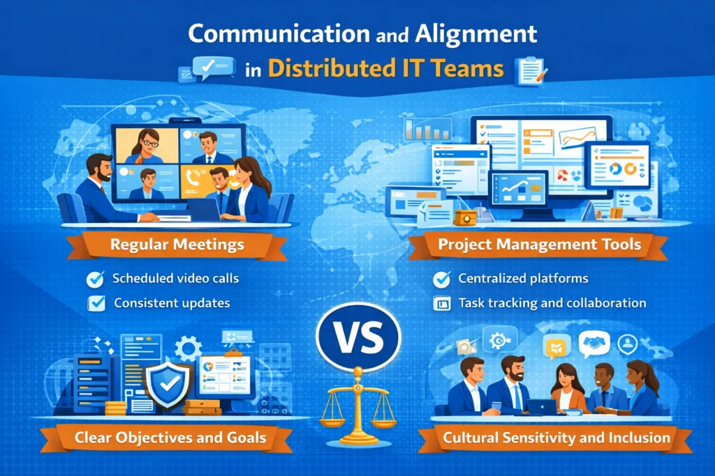 Communication and Alignment in Distributed IT Teams