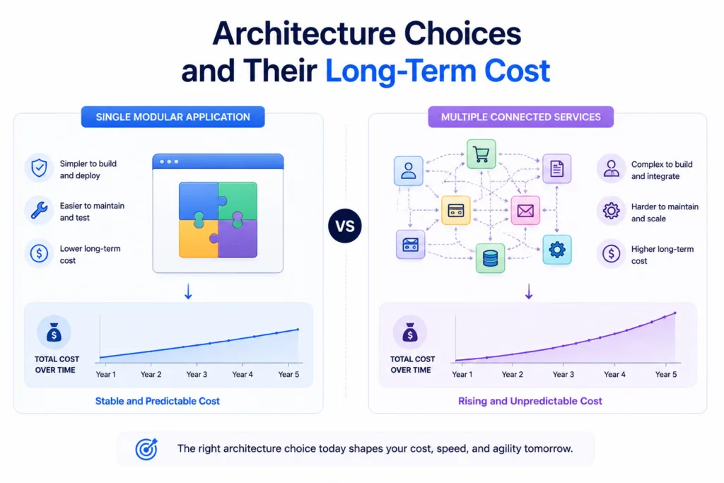 Architecture Choices and Their Long-Term Cost