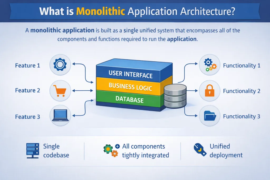 What is Monolithic Application Architecture