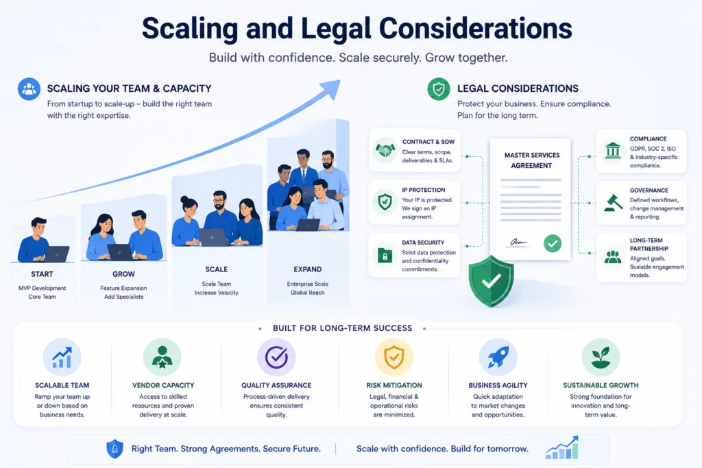 Scaling and legal considerations