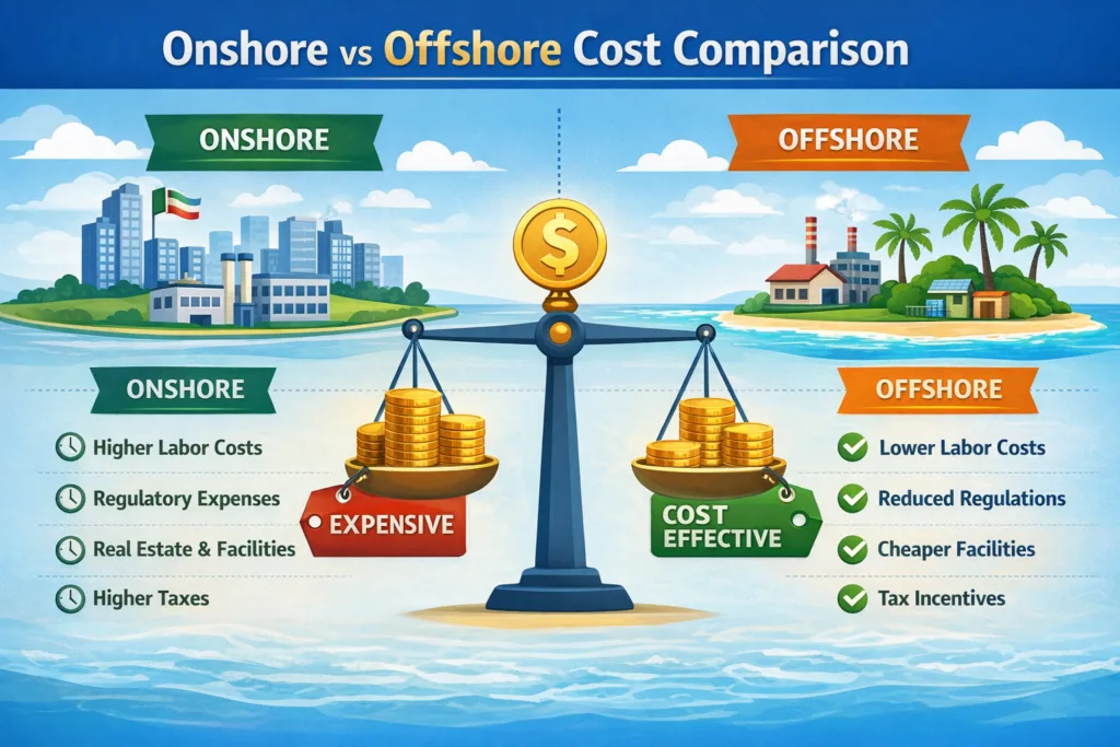 Onshore vs Offshore Cost Comparison