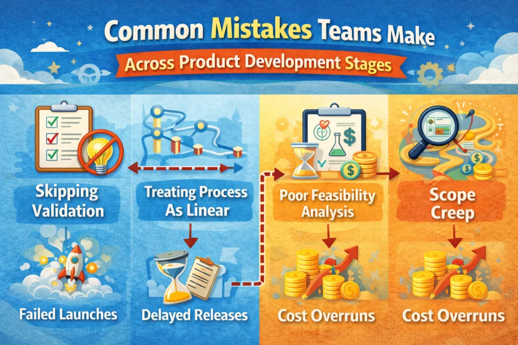 Common Mistakes Teams Make Across Product Development Stages