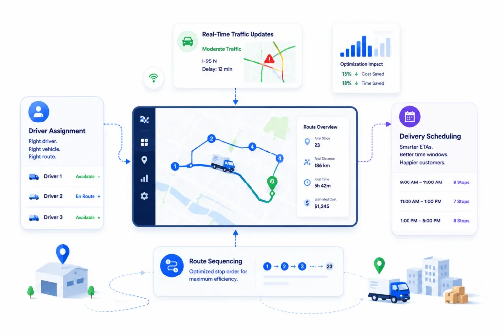 Core Capabilities of Modern Route Optimization