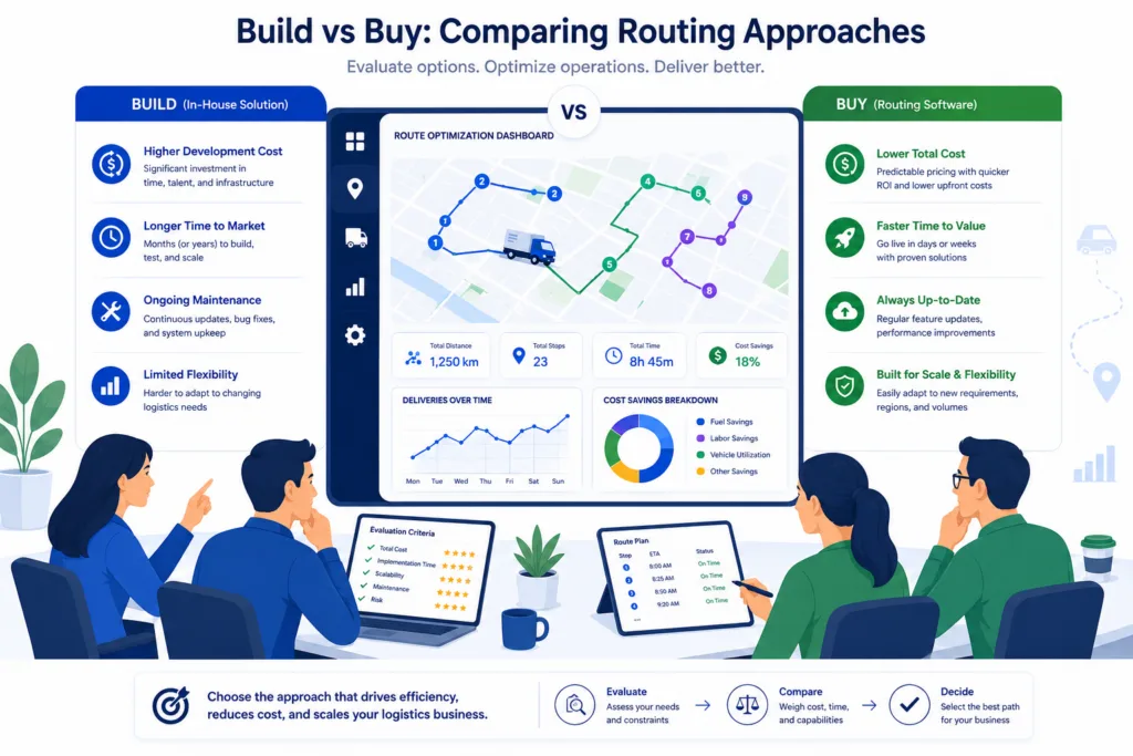 Build vs Buy: Comparing Routing Approaches