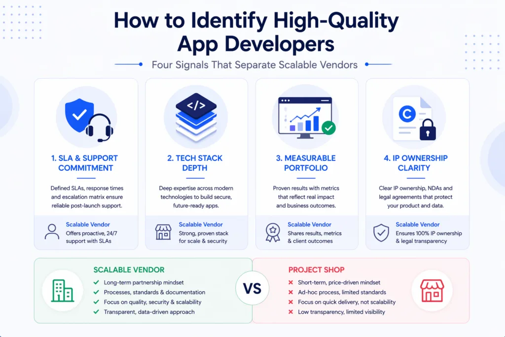 How to Identify High-Quality App Developers