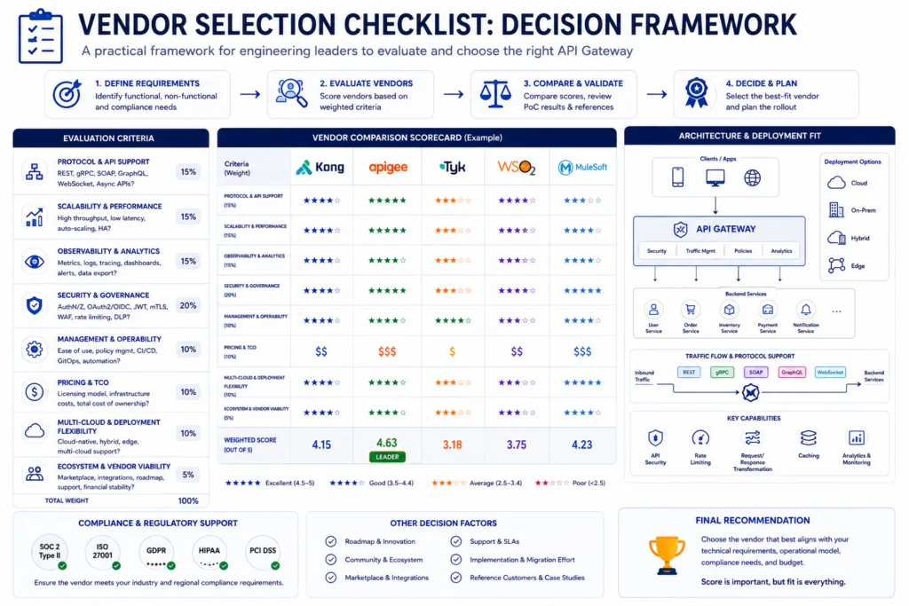 Vendor Selection Checklist: Decision Framework