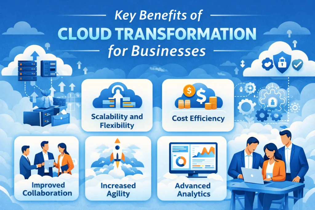 Key Benefits of Cloud Transformation for Businesses.