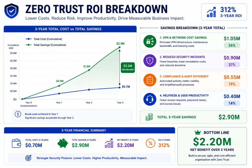 Zero Trust ROI Breakdown