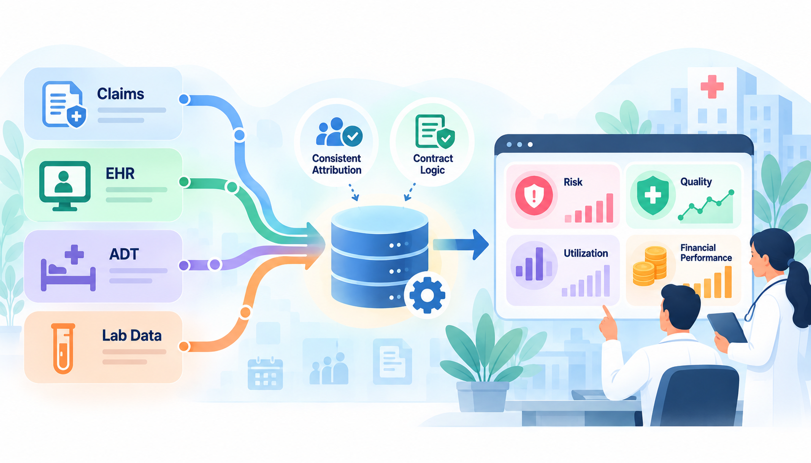 Unified claims and clinical data