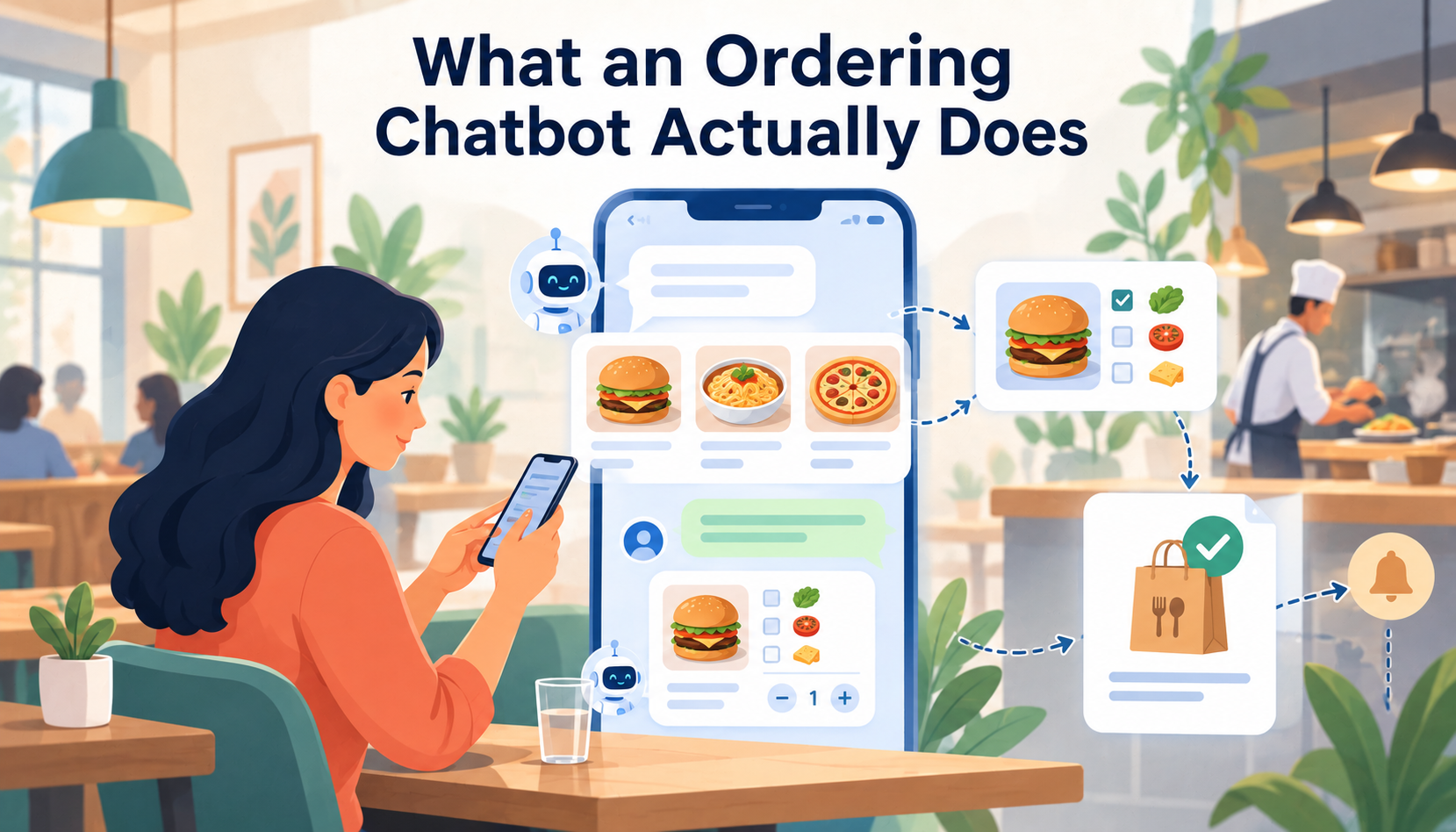 What an ordering chatbot actually does