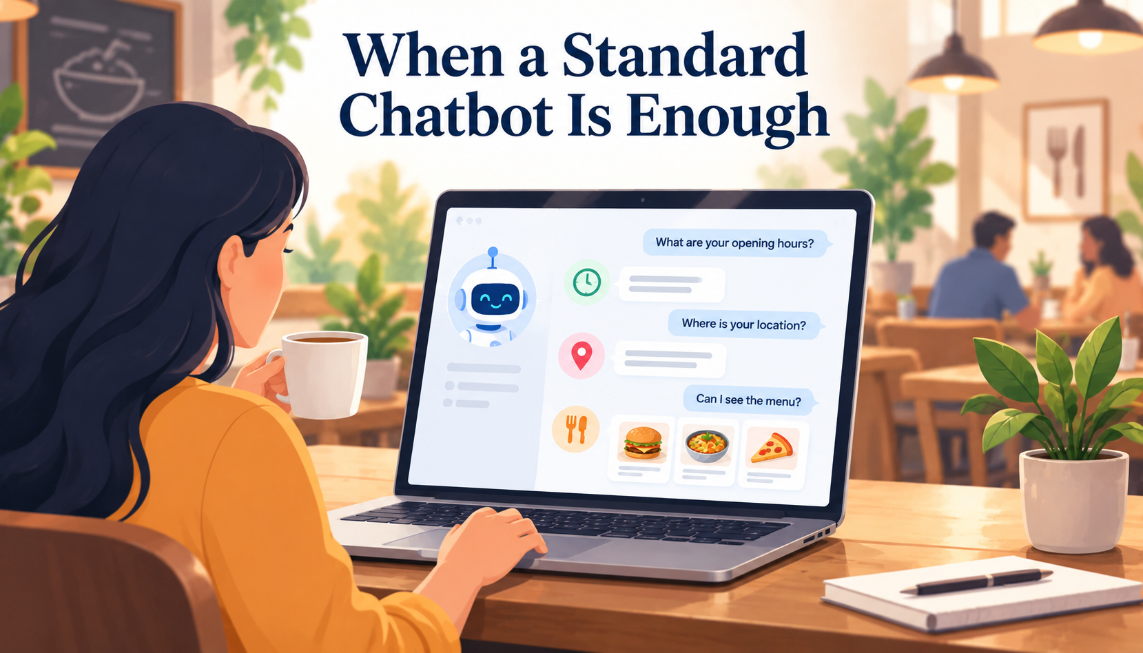 When a standard chatbot is enough