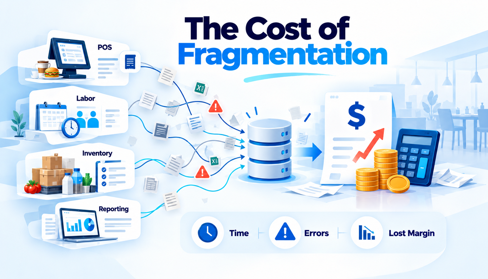 Calculate the true cost of fragmentation