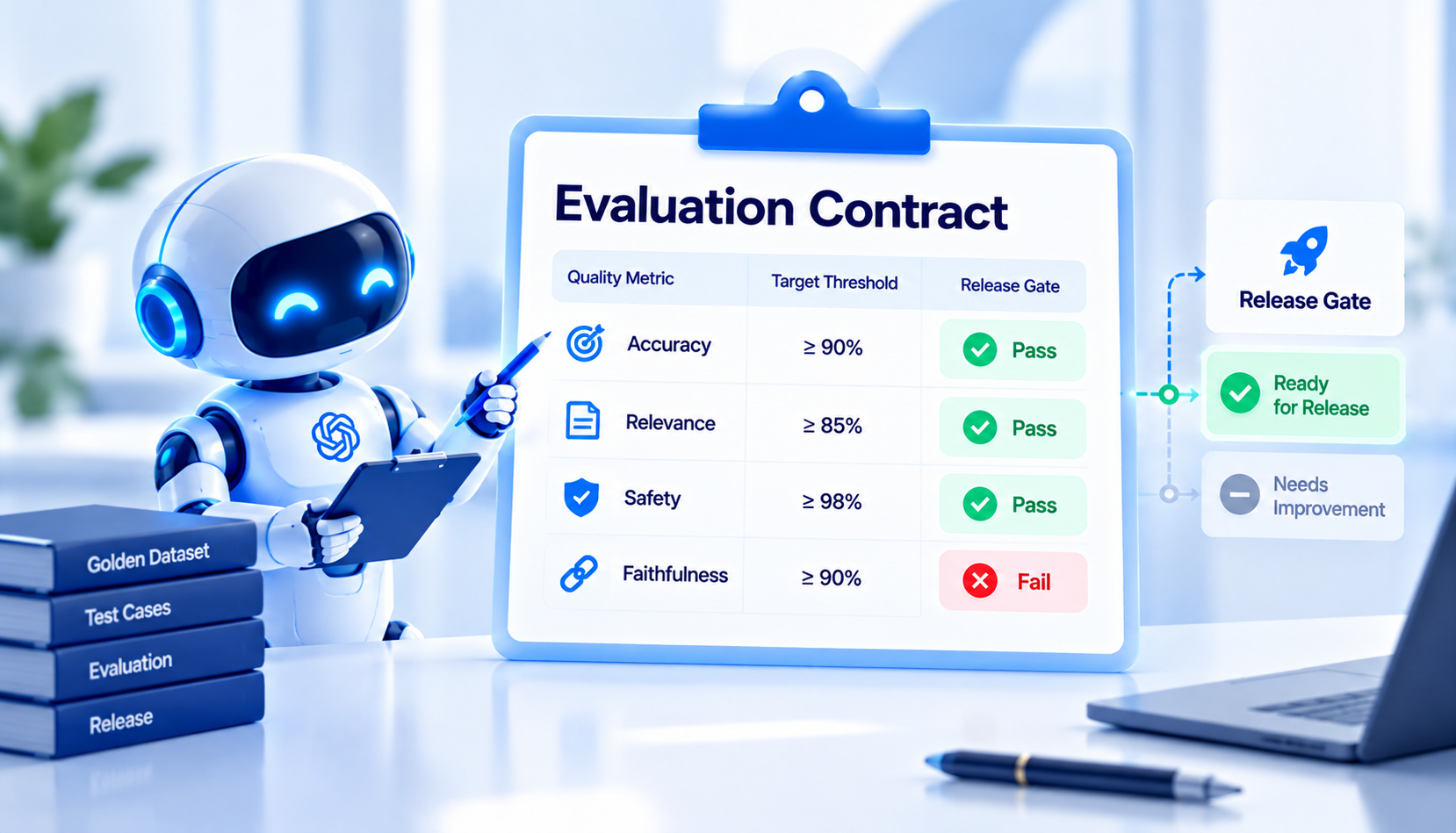 Create an evaluation contract